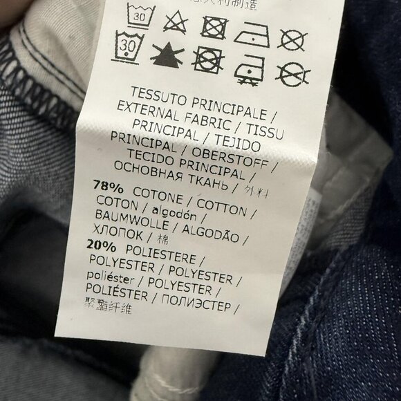 Be Blumarine Jeans Womens Size 4 Blue Slim Fit Stretch Denim Made In Italy Pants - Picture 12 of 12